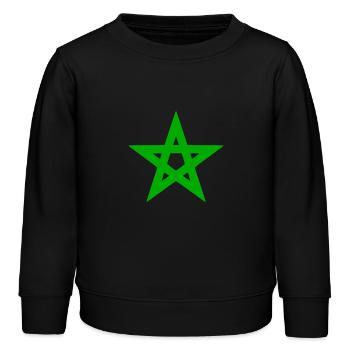 Maroc - Sweat enfant bio Stanley/Stella - noir - Devant - AI Model Kid Male (0cm)