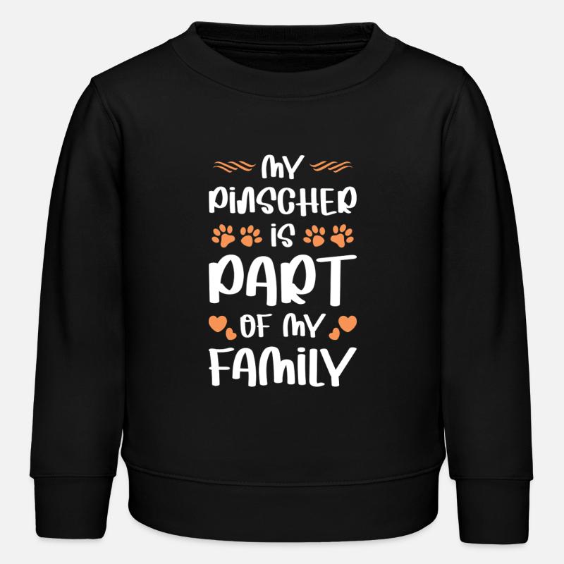 PINSCHER - Kinder Organic Sweatshirt Mini Changer von Stanley/Stella - Schwarz