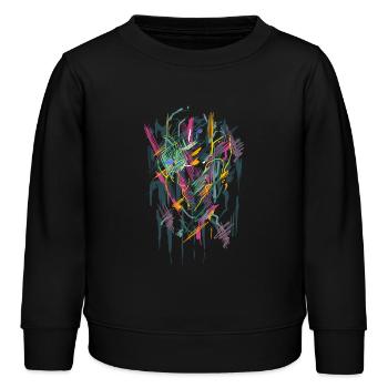 Art - Sweat enfant bio Stanley/Stella - noir - Devant - AI Model Kid Male (0cm)