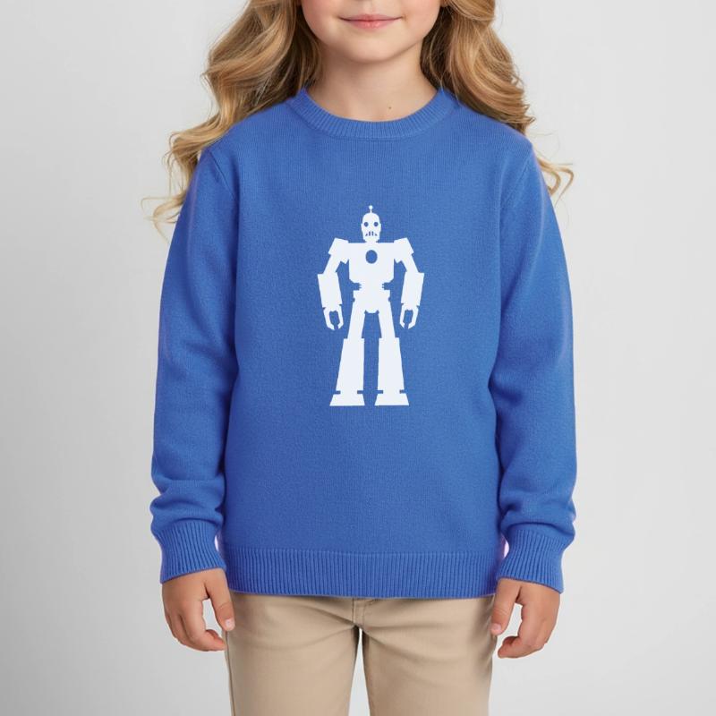Roboter – KI Technik Sci-Fi Nerd Design Kinder Organic Sweatshirt Mini Changer von Stanley/Stella