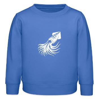 Dangereux chasseur des grands fonds Humboldt-Kalmar - Sweat enfant bio Stanley/Stella - carolina blue - Devant - AI Model Kid Female (0cm)