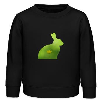 Lièvre - Sweat enfant bio Stanley/Stella - noir - Devant - AI Model Kid Male (0cm)