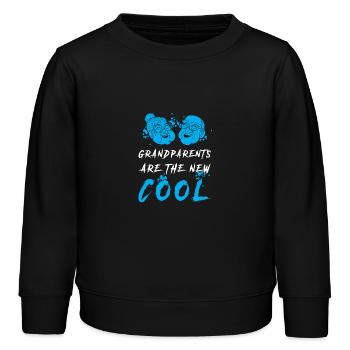 Großeltern Senioren Spruch - Kinder Organic Sweatshirt Mini Changer von Stanley/Stella - Schwarz - Vorne - AI Model Kid Male (0cm)