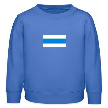 Russia Flag New - Kids Organic Sweatshirt by Stanley/Stella - carolina blue - Front - AI Model Kid Female (0cm)