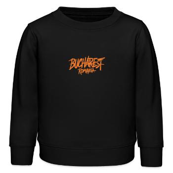 Mémoire souvenir de Varsovie Pologne - Sweat enfant bio Stanley/Stella - noir - Devant - AI Model Kid Male (0cm)