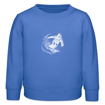 Poudreuse Ski de neige Hors route Style extérieur - Sweat enfant bio Stanley/Stella - carolina blue - Devant - AI Model Kid Female (0cm)