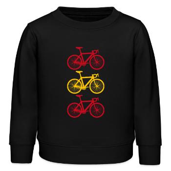 Cycling Spain - Sweat enfant bio Stanley/Stella - noir - Devant - AI Model Kid Male (0cm)