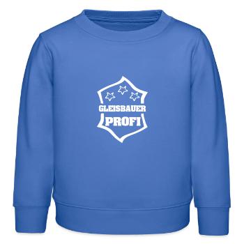 Constructeurs de pistes - Sweat enfant bio Stanley/Stella - carolina blue - Devant - AI Model Kid Female (0cm)