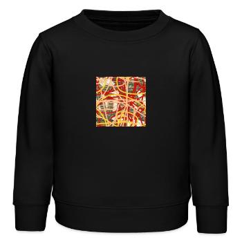 Rice samples - Kids Organic Sweatshirt by Stanley/Stella - black - Front - AI Model Kid Male (0cm)