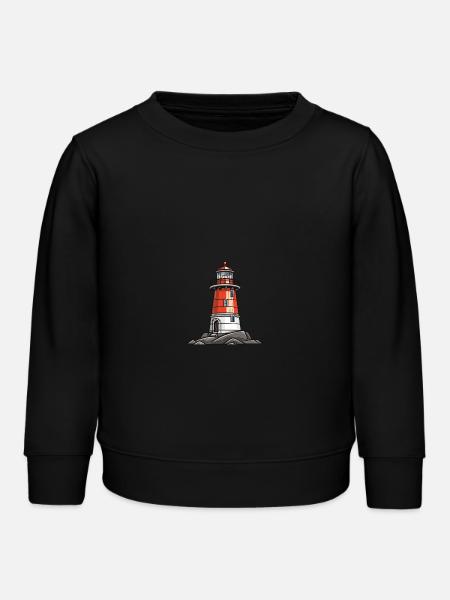 Leuchtturm - Kinder Organic Sweatshirt Mini Changer von Stanley/Stella - Schwarz
