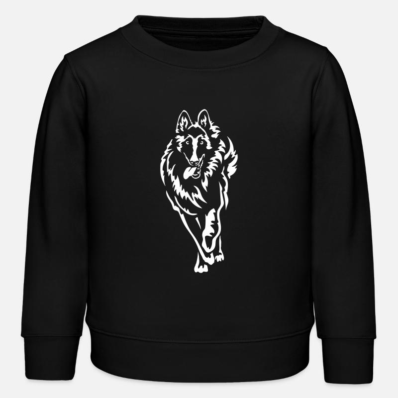 Tervueren « Black Edition » - Sweat enfant bio Stanley/Stella - noir