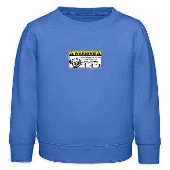 Avertissement Turbo - Sweat enfant bio Stanley/Stella - carolina blue - Devant - AI Model Kid Female (0cm)