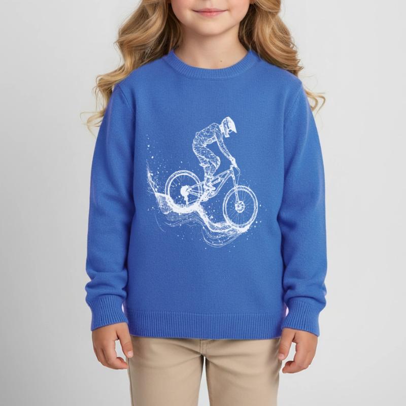 Dessin VTT Sweat enfant bio Stanley/Stella