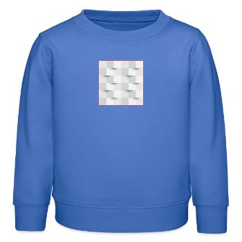 optische Täuschung - Poster - Kinder Organic Sweatshirt Mini Changer von Stanley/Stella - carolina Blue - Vorne - AI Model Kid Female (0cm)