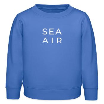 MEERLUFT - Kinder Organic Sweatshirt Mini Changer von Stanley/Stella - carolina Blue - Vorne - AI Model Kid Female (0cm)