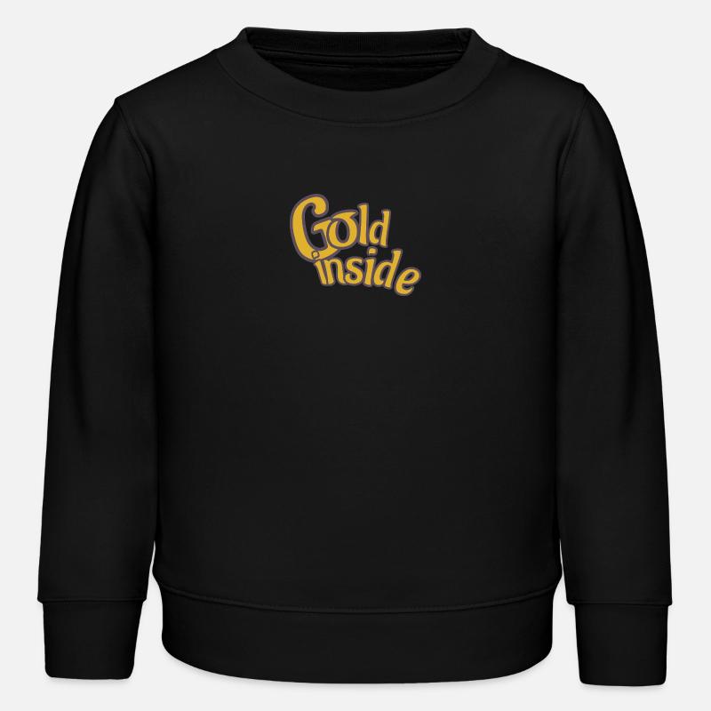OR à l’intérieur - Sweat enfant bio Stanley/Stella - noir