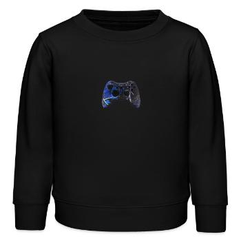 Kontroll-Freak - Kinder Organic Sweatshirt Mini Changer von Stanley/Stella - Schwarz - Vorne - AI Model Kid Male (0cm)