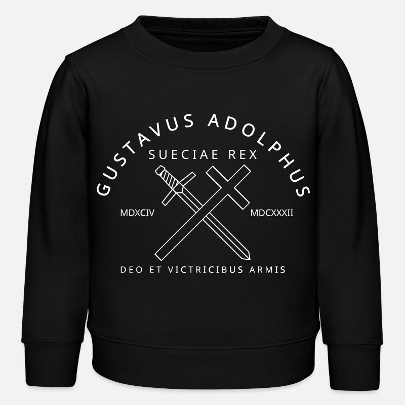 Gustavus Adolphus - Kids Organic Sweatshirt by Stanley/Stella - black