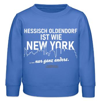 Hessisch Oldendorf - Kinder Organic Sweatshirt Mini Changer von Stanley/Stella - carolina Blue - Vorne - AI Model Kid Female (0cm)