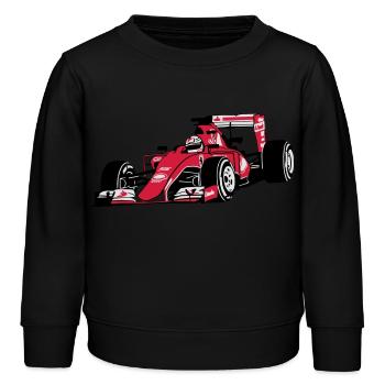 - Rennauto - Motorsport - Kinder Organic Sweatshirt Mini Changer von Stanley/Stella - Schwarz - Vorne - AI Model Kid Male (0cm)