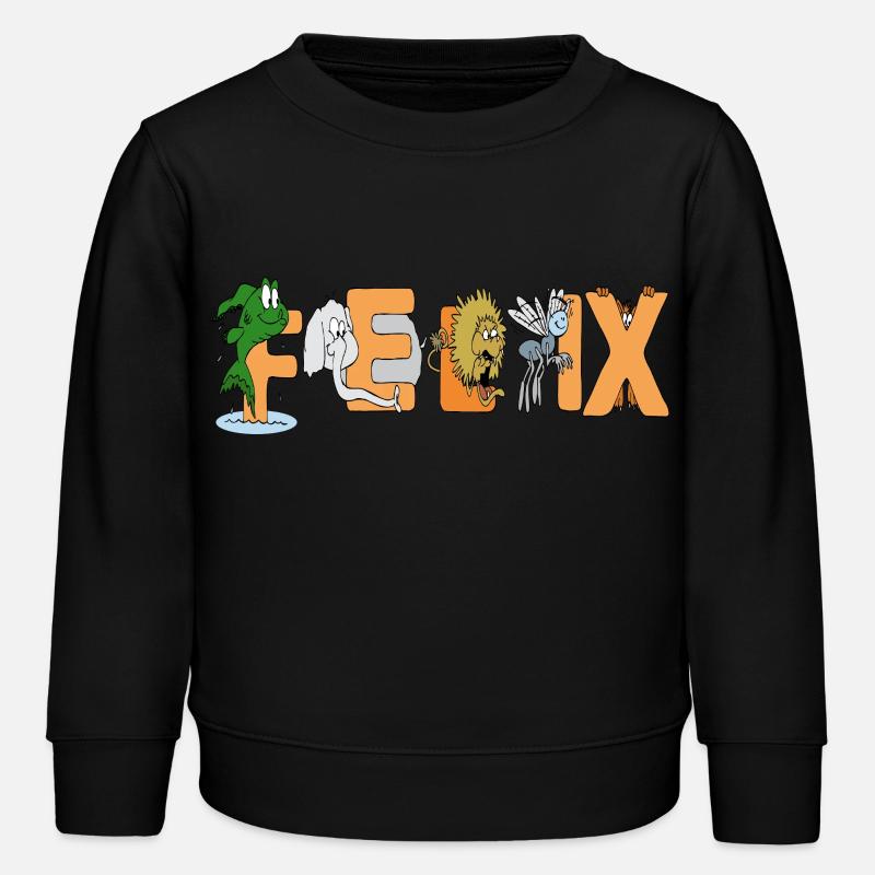 Felix - Sweat enfant bio Stanley/Stella - noir