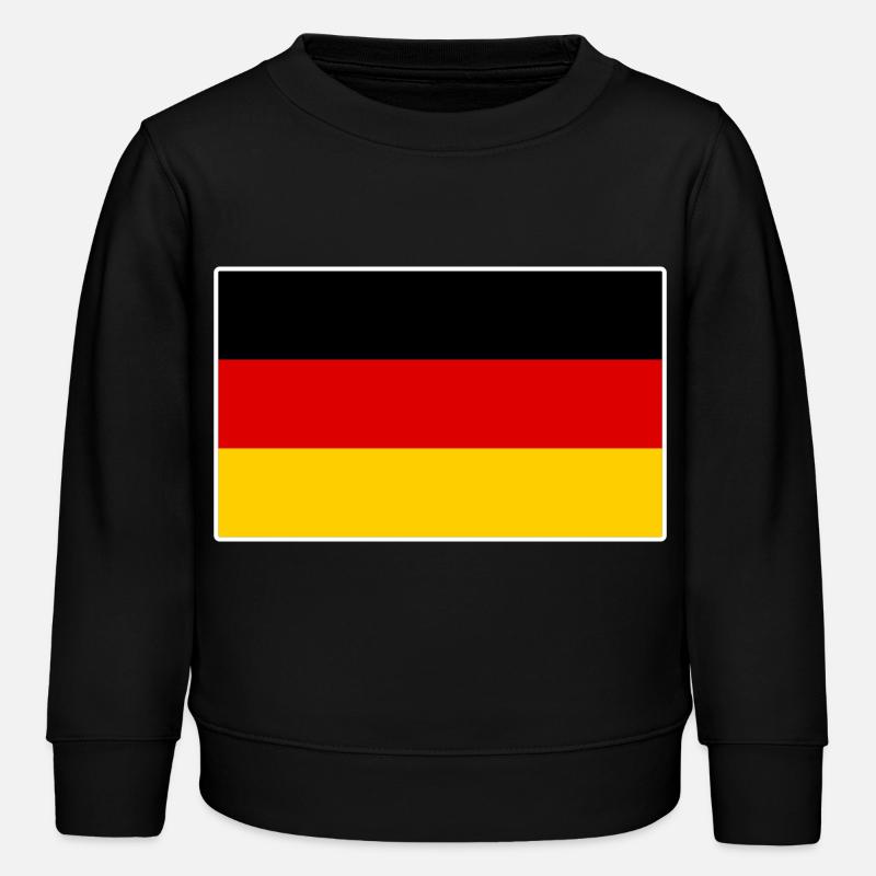 Drapeau de l’Allemagne - Sweat enfant bio Stanley/Stella - noir