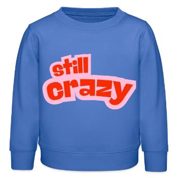 still crazy - Kinder Organic Sweatshirt Mini Changer von Stanley/Stella - carolina Blue - Vorne - AI Model Kid Female (0cm)