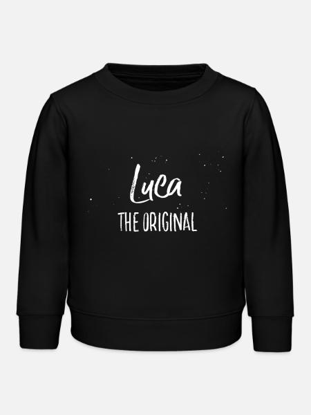 Luca - Kinder Organic Sweatshirt Mini Changer von Stanley/Stella - Schwarz