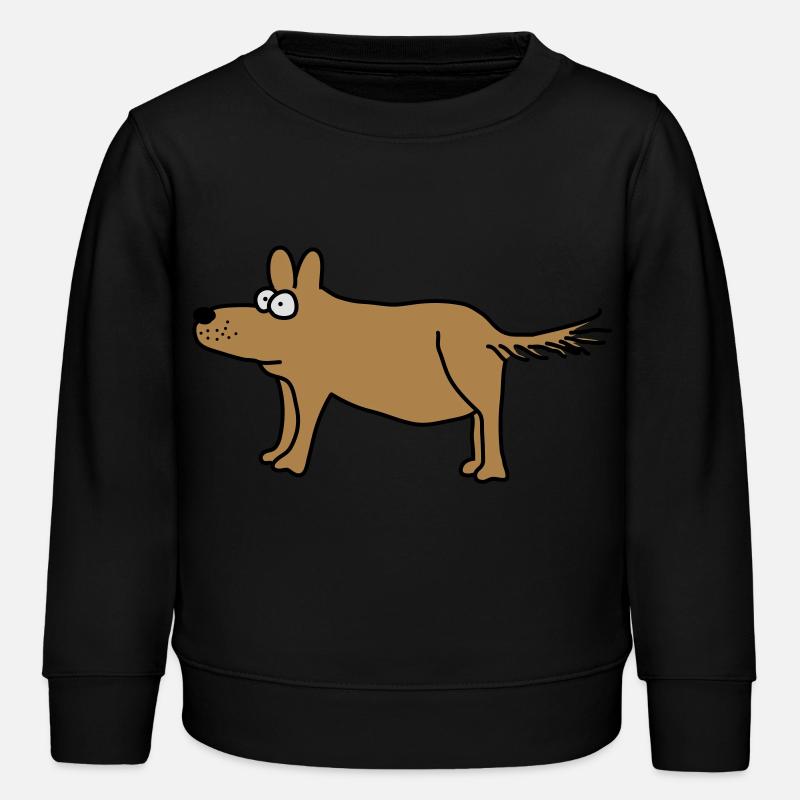 Chien - Sweat enfant bio Stanley/Stella - noir