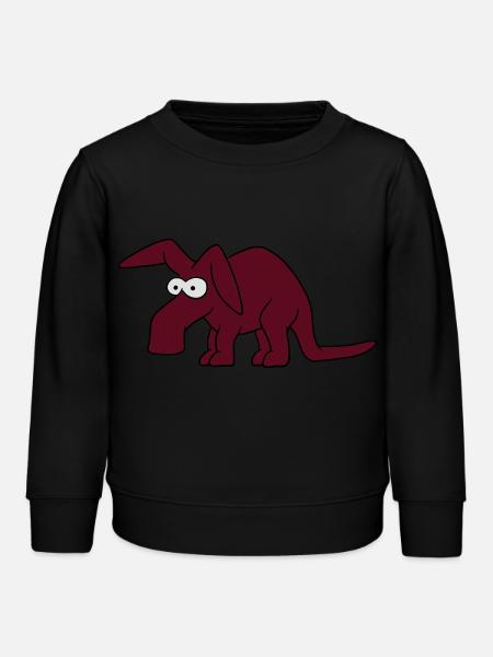 Erdferkel - Kinder Organic Sweatshirt Mini Changer von Stanley/Stella - Schwarz