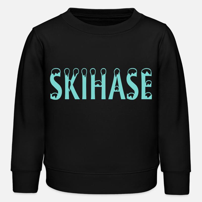 Skihase Ski skihase - Kinder Organic Sweatshirt Mini Changer von Stanley/Stella - Schwarz