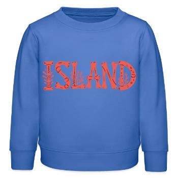 IST EIN LAND - Kinder Organic Sweatshirt Mini Changer von Stanley/Stella - carolina Blue - Vorne - AI Model Kid Female (0cm)