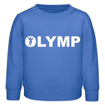 Olymp Berg der Götter und der Kräfte. Bodybuilder - Kinder Organic Sweatshirt Mini Changer von Stanley/Stella - carolina Blue - Vorne - AI Model Kid Female (0cm)