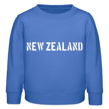 Nouvelle-Zélande - Kiwi - Aotearoa Neuseeland Auckland - Sweat enfant bio Stanley/Stella - carolina blue - Devant - AI Model Kid Female (0cm)