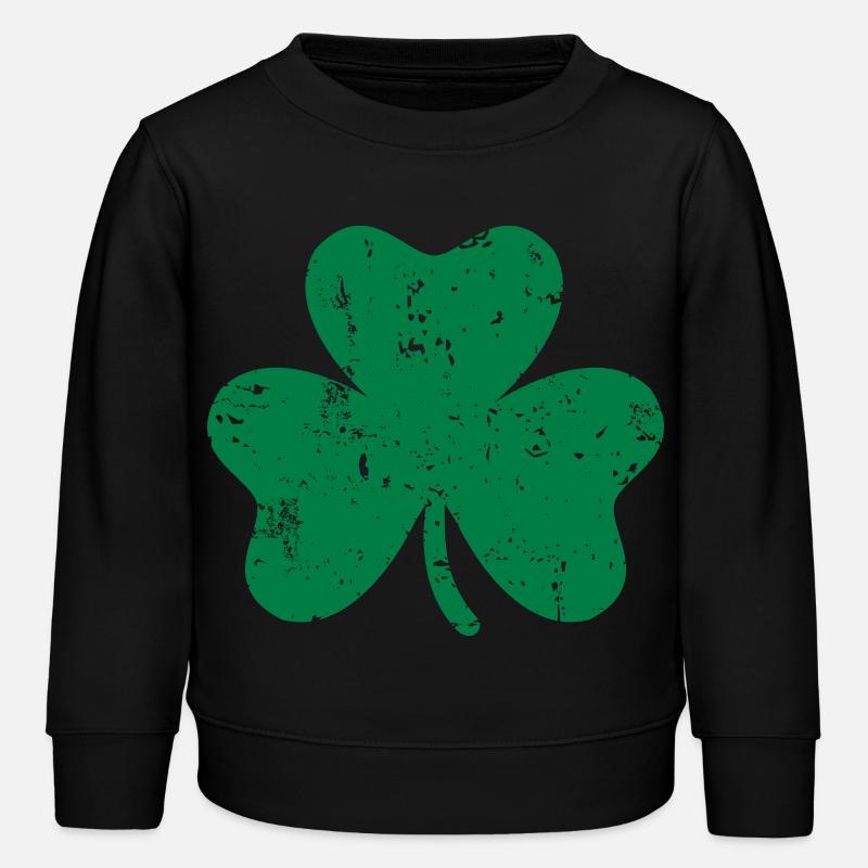 Shamrock - Kids Organic Sweatshirt by Stanley/Stella - black