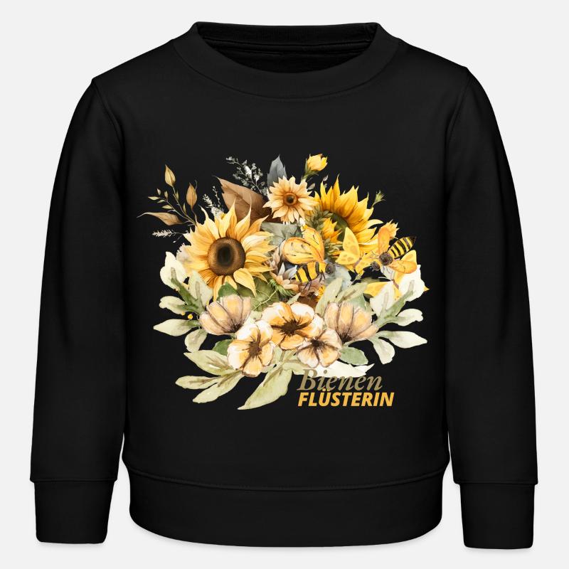 Chuchoteur d’abeilles - Sweat enfant bio Stanley/Stella - noir