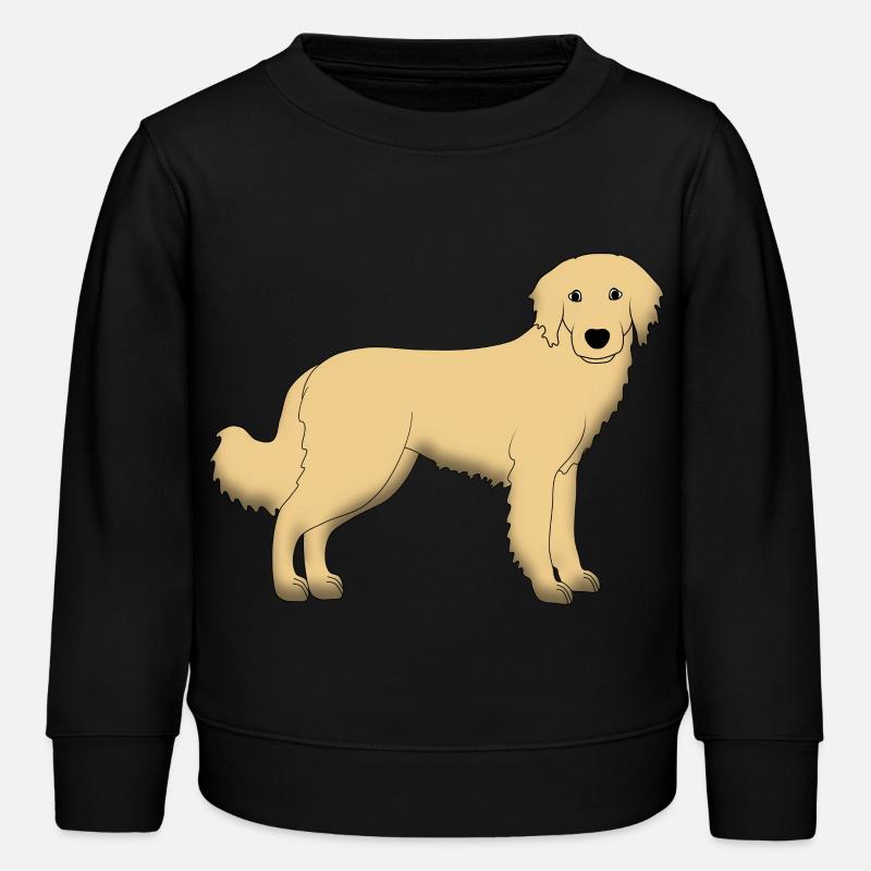 hovawart_blond - Kinder Organic Sweatshirt Mini Changer von Stanley/Stella - Schwarz