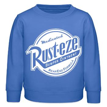 Rusteze Medicated Rust-eze Bumper Ointment, - Kids Organic Sweatshirt by Stanley/Stella - carolina blue - Front - AI Model Kid Female (0cm)