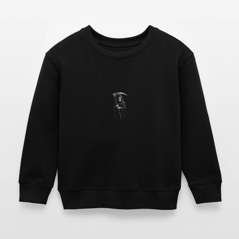 Grim Reaper - Superbe citation de Skeleton Time Sweat enfant bio Stanley/Stella
