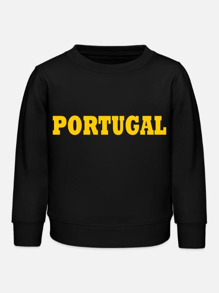 portugal - Kinder Organic Sweatshirt Mini Changer von Stanley/Stella - Schwarz
