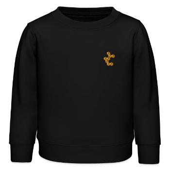 Honey - Kinder Organic Sweatshirt Mini Changer von Stanley/Stella - Schwarz - Vorne - AI Model Kid Male (0cm)