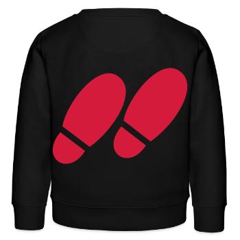 schritt fuer schritt - Kinder Organic Sweatshirt Mini Changer von Stanley/Stella - Schwarz - Hinten - AI Model Kid Male (0cm)
