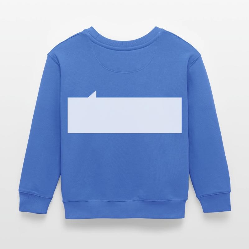 Speech bubble rectangle Kids Organic Sweatshirt by Stanley/Stella