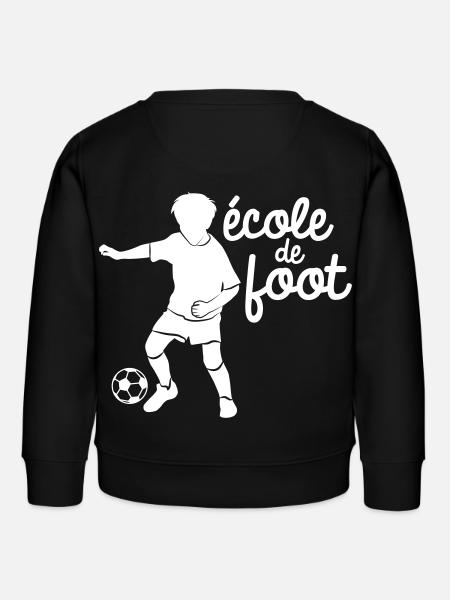 Ecole de Football - Sweat enfant bio Stanley/Stella - noir