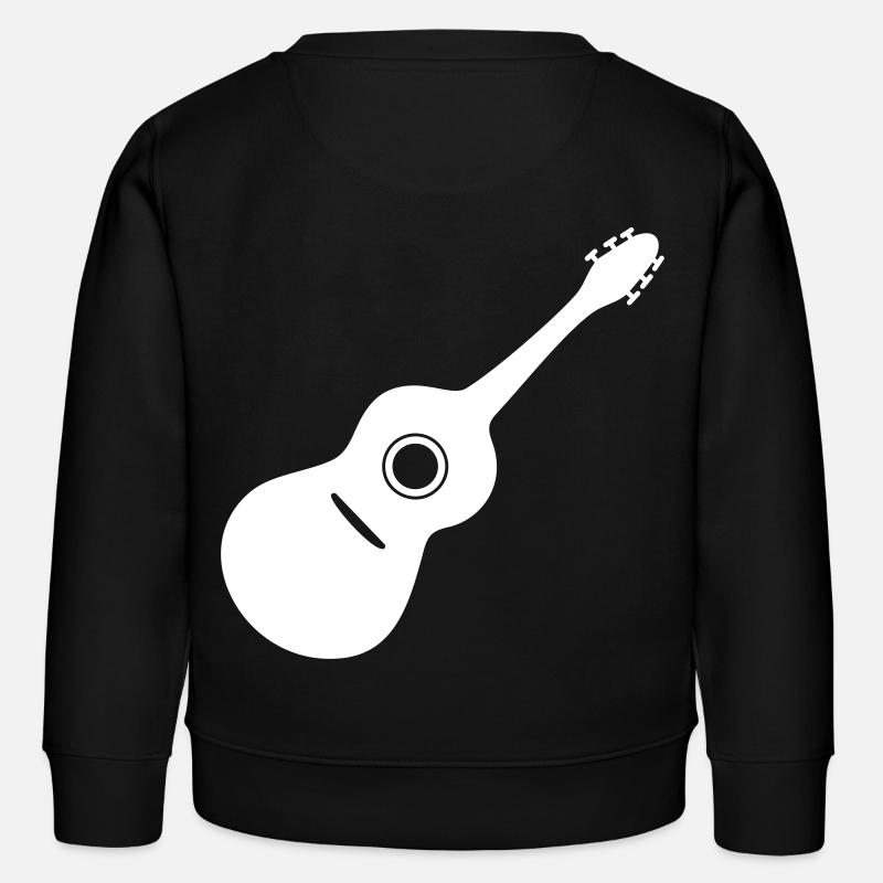 cadeau guitare - Sweat enfant bio Stanley/Stella - noir