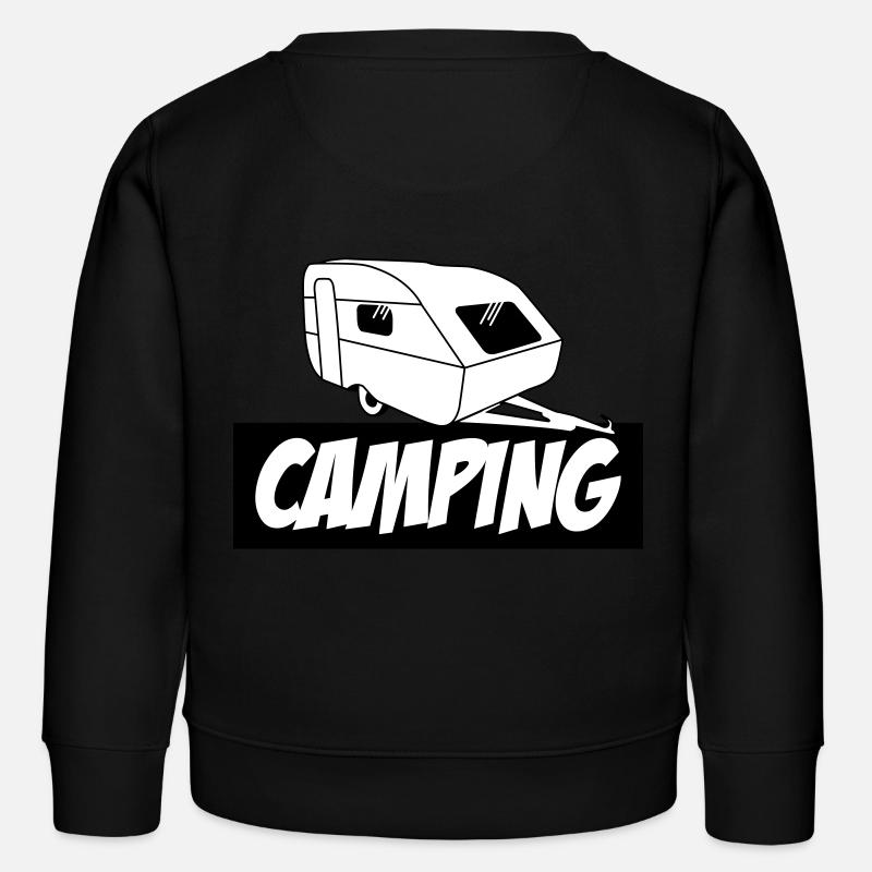 Camping - Die pure Leidenschaft - Kinder Organic Sweatshirt Mini Changer von Stanley/Stella - Schwarz