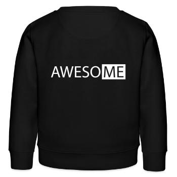 Awesome - Sweat enfant bio Stanley/Stella - noir - Dos - AI Model Kid Male (0cm)