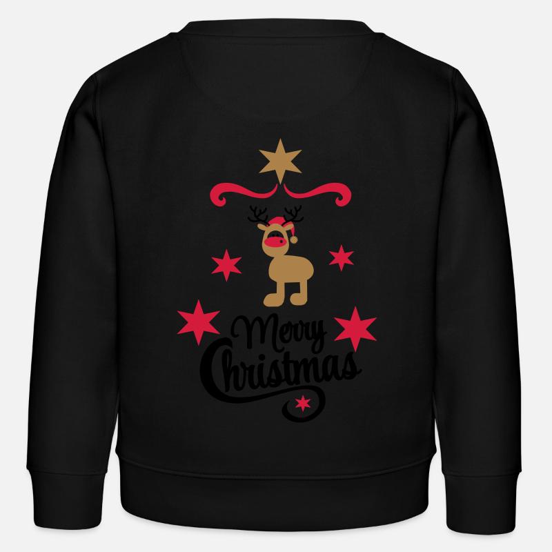 Noël - Sweat enfant bio Stanley/Stella - noir