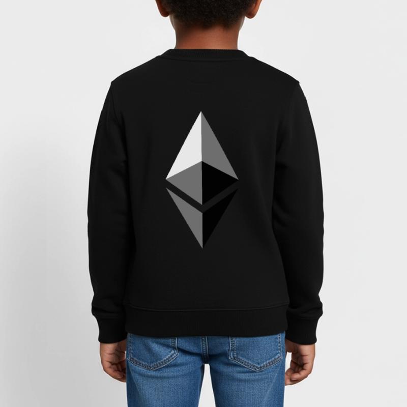 ETH éther Etherium Sweat enfant bio Stanley/Stella