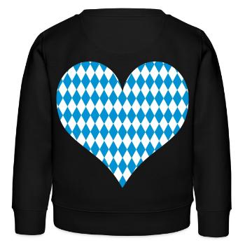 Bayern - Kinder Organic Sweatshirt Mini Changer von Stanley/Stella - Schwarz - Hinten - AI Model Kid Male (0cm)